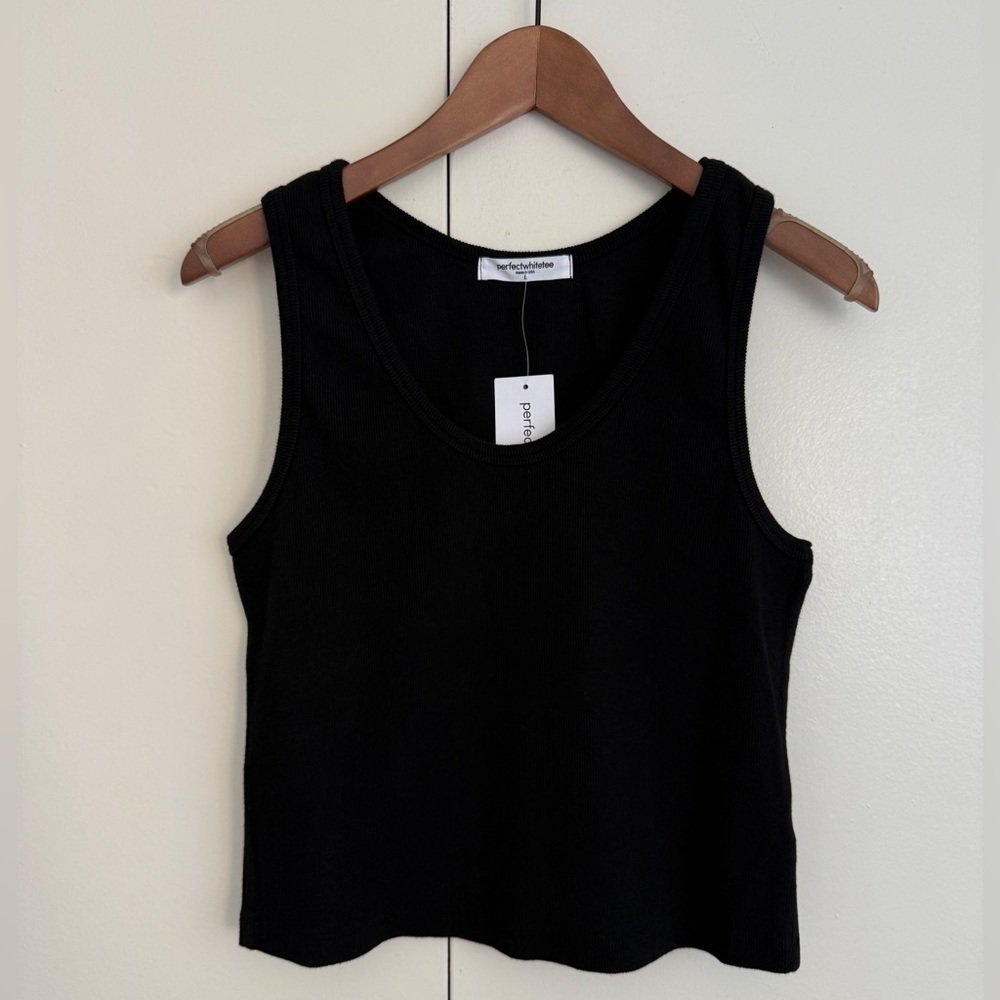 PERFECT WHITE TEE Blondie Tank(Black)